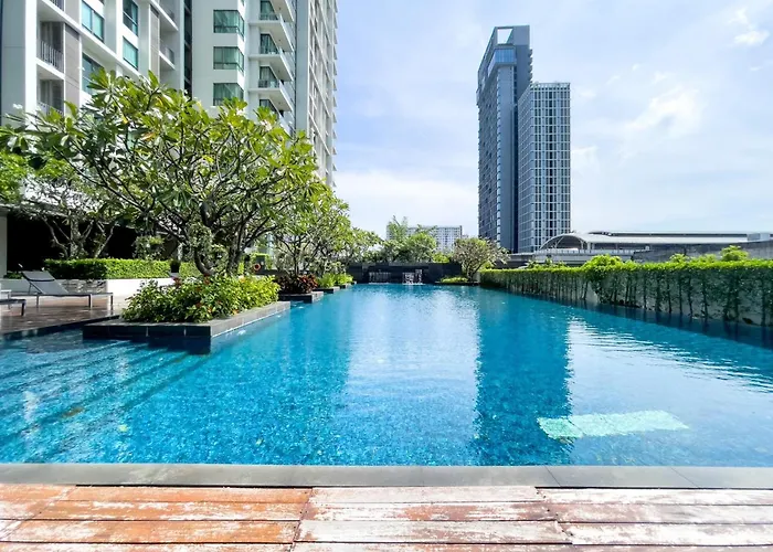 Near Bts L Sukhumvit L Pool And Garden L Sontana شقة بانكوك
